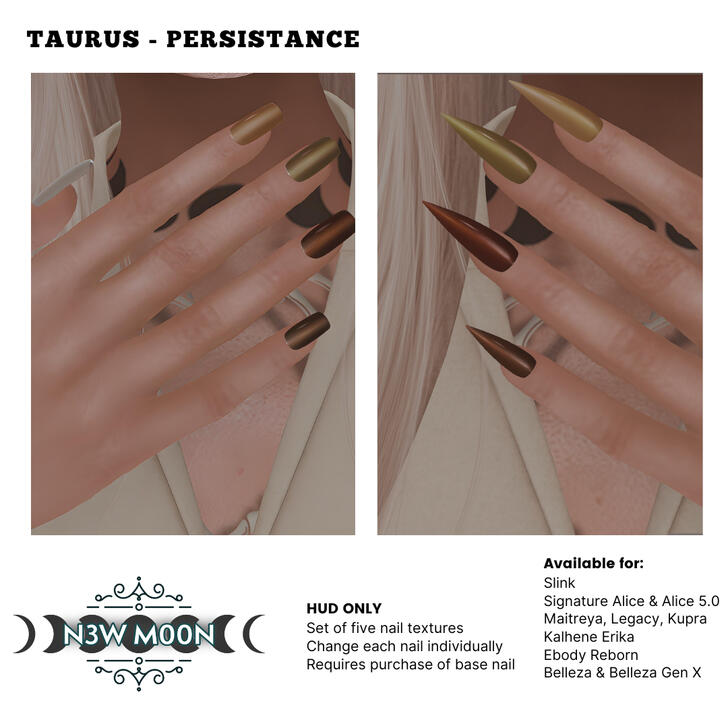 Taurus Persistence Nail HUD Taurus Persistence Nail HUD