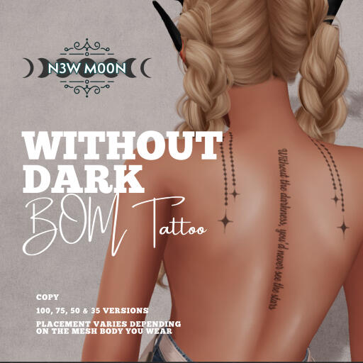 Without Dark Tattoo Without Dark Tattoo